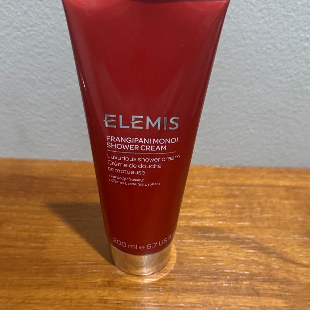ELEMIS Frangipani Monoi Shower Cream - Red Tube with Silver Cap